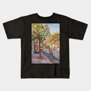 Blvd de Sebastopol, Paris Kids T-Shirt